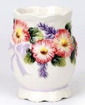 Dolomite Swan with Flowers Tumbler