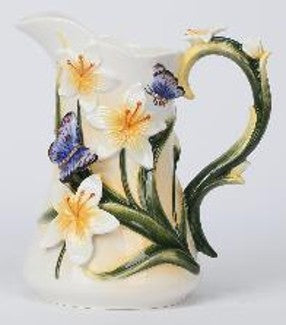 White Lilly Pitcher