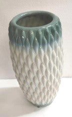 Ceramic Blue and White Vase