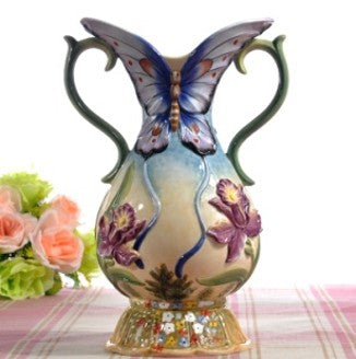 Dolomite Butterfly Vase