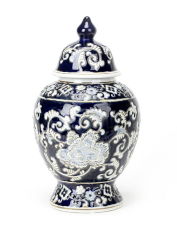 Porcelain Blue and White Jinger Jar