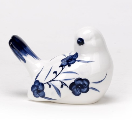 White and Blue Bird