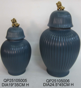 Ceramic Vases with Lid SET