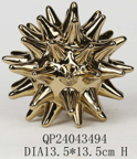 Ceramic Gold Orb