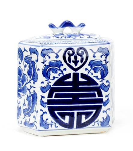 Porcelain Blue and White Jinger Jar
