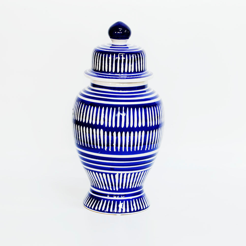 Porcelain Blue and White Jinger Jar