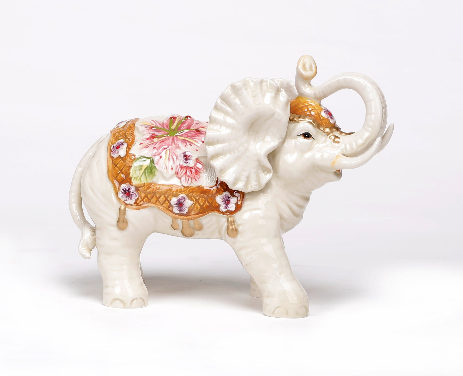 Ceramic Elephant Figurine