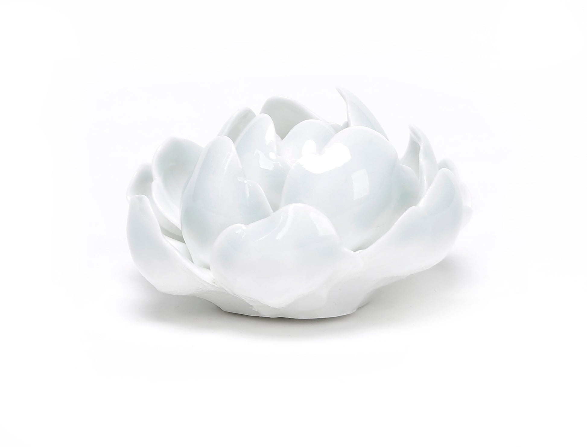 Ceramic Peony Figural Décor