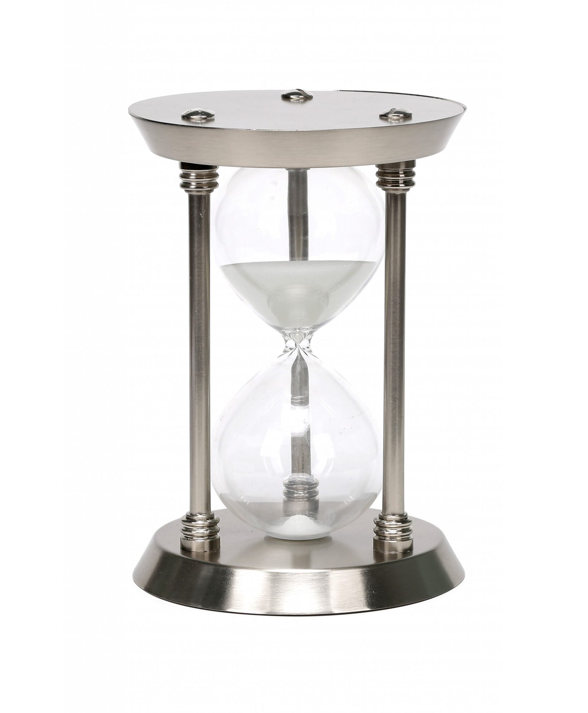 Metal Brass Plated Hour Glass