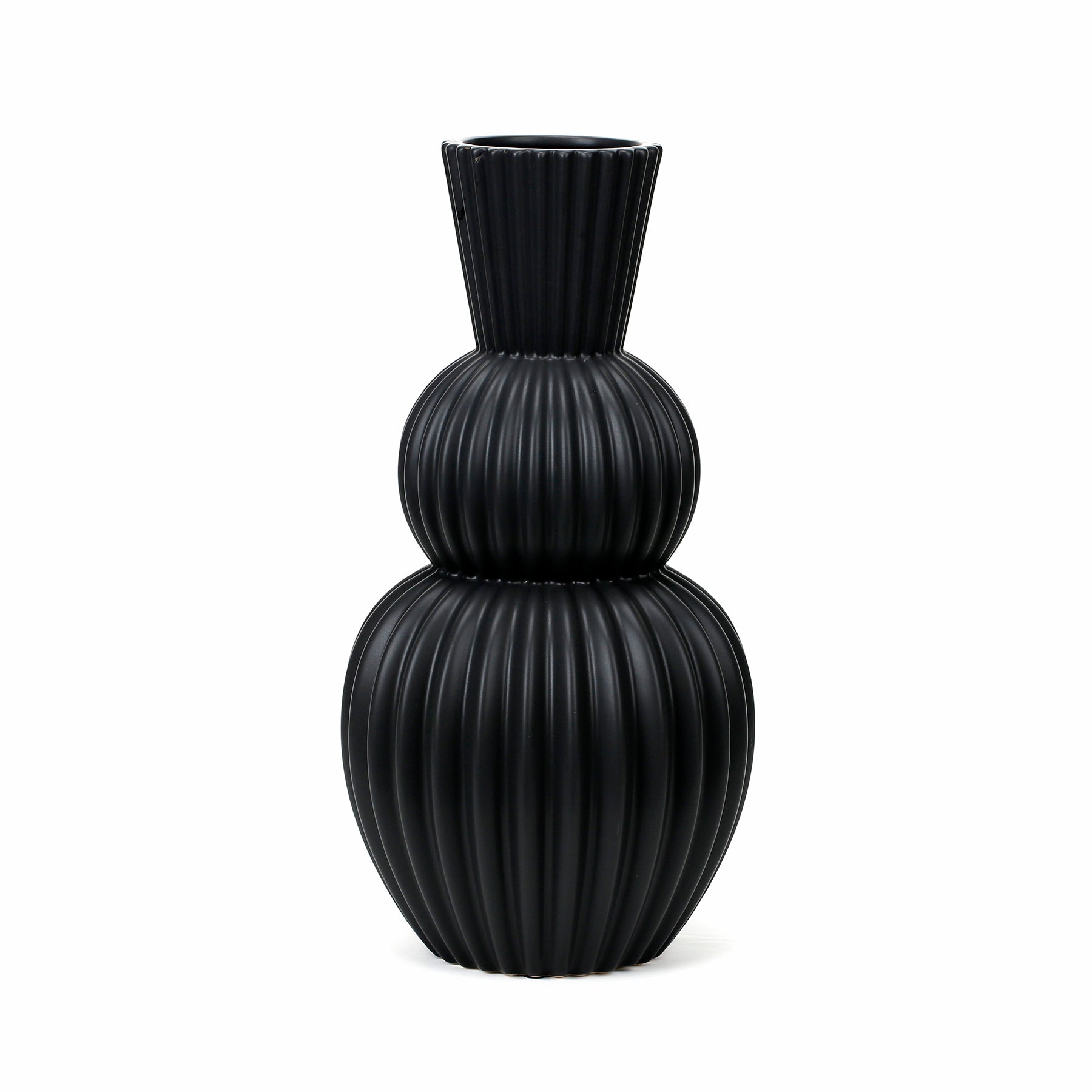 Ceramic Black Vase