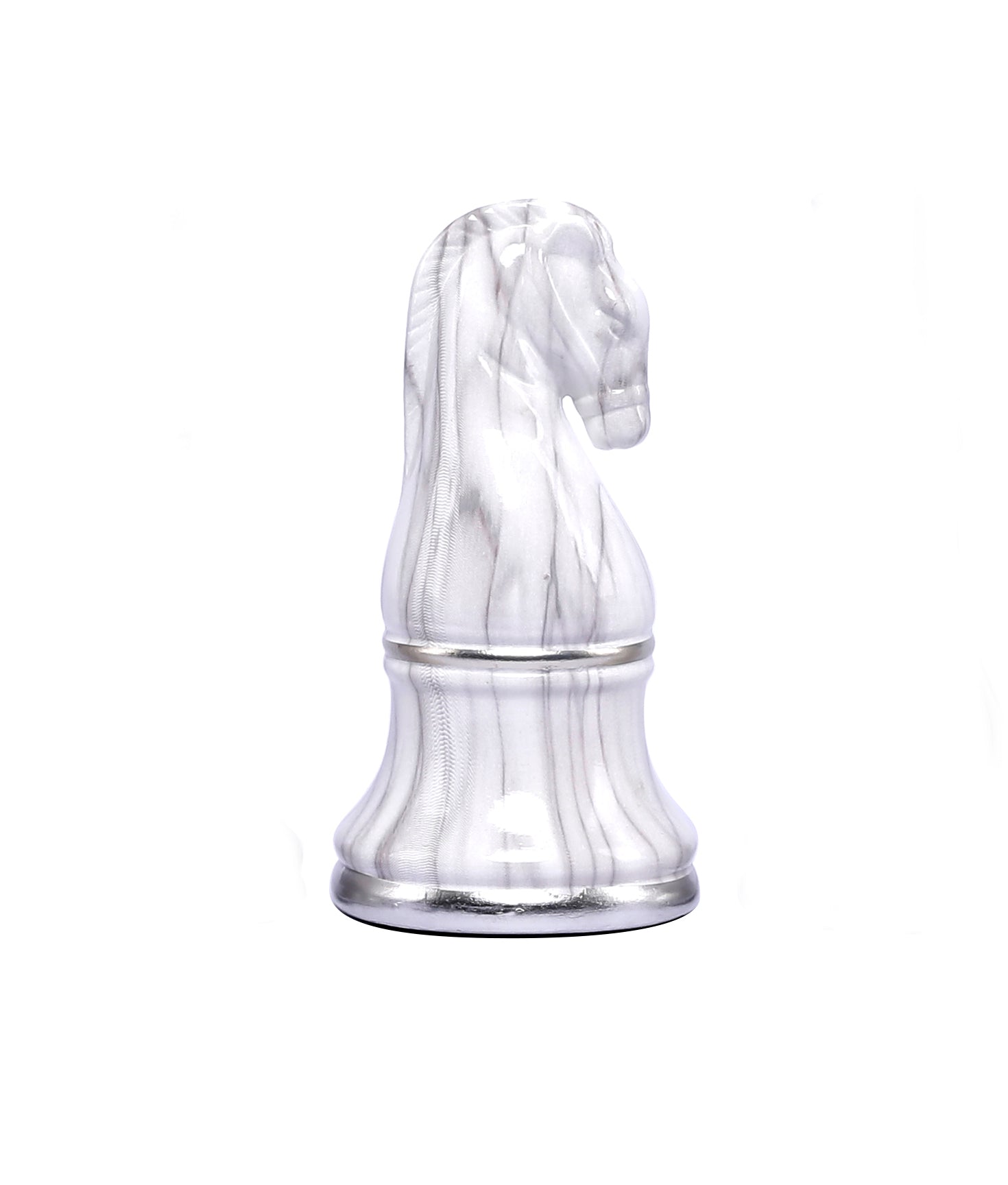 Ceramic Marble Motif Chess Figurine