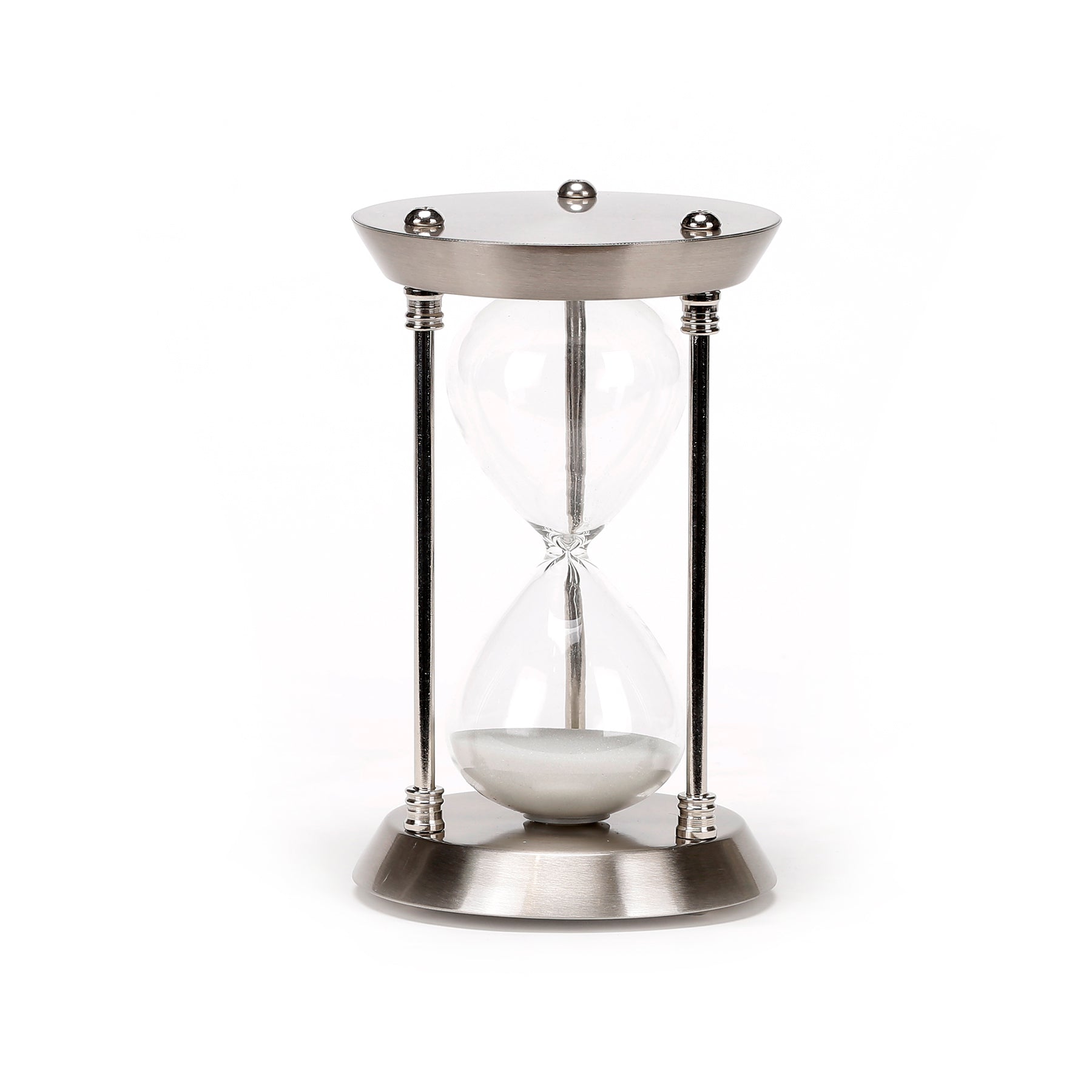 Metal Brass Plated Hour Glass